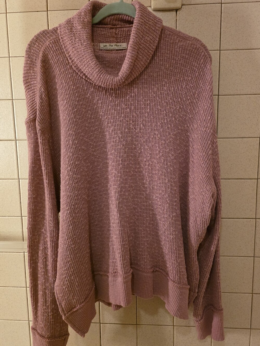 Womans We The Free Cozy Turtleneck Knit Sweater
